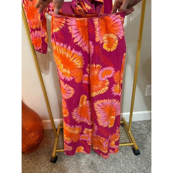 Farm Rio x Anthropologie Tie-Back Cutout Jumpsuit XS - Picture 5 of 8